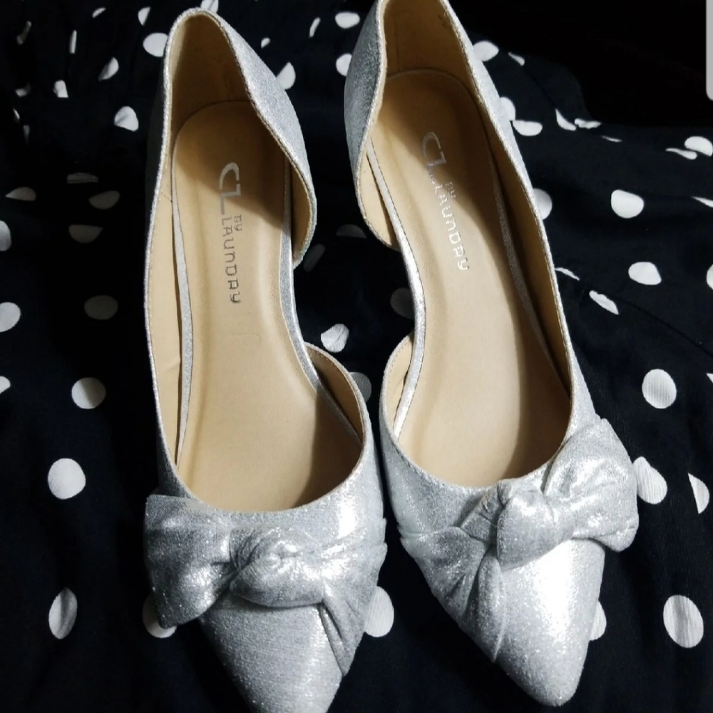 Fancy OLGA STARTSTONE PUMPS Silver 7½